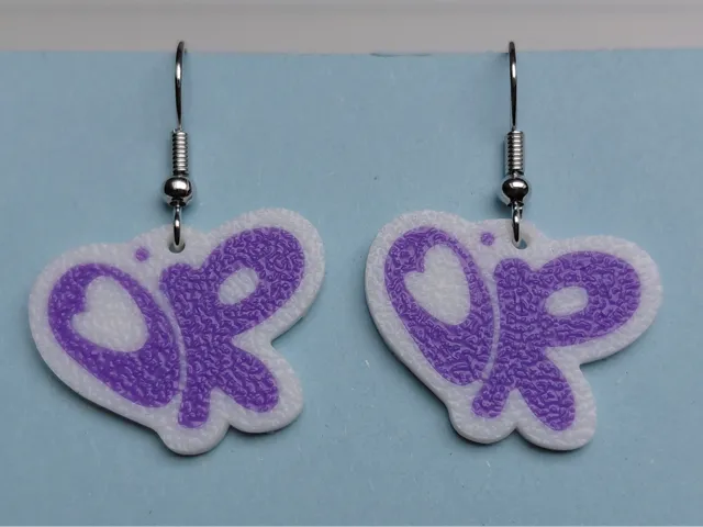 Olivia Rodrigo logo earrings / keychain