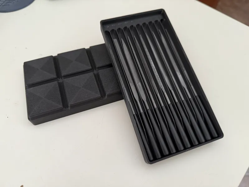 Gridfinity Needle Files Tray