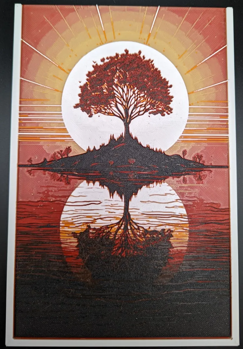 Sunset Island - HueForge