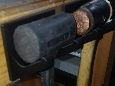 Dead blow hammer holder