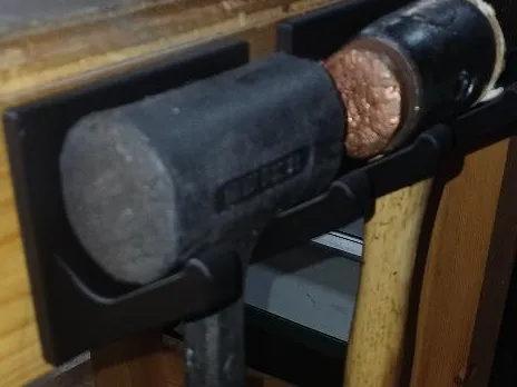 Dead blow hammer holder