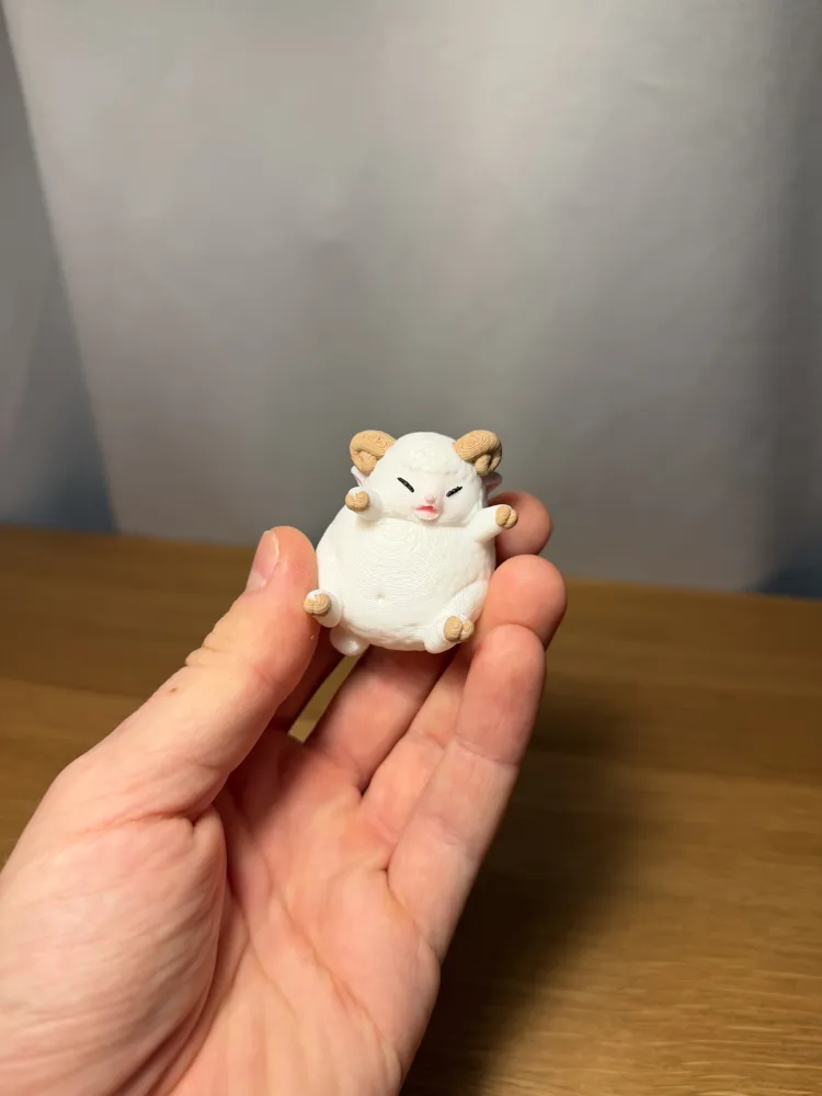 Little Fat Sheep / Ram - Free 3D Print Model - MakerWorld