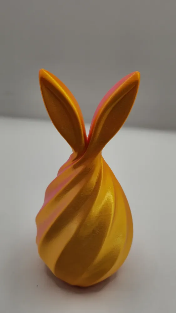 Twist Easter Bunny – Minimal Spiral Rabbit Decor - Free 3D Print Model ...
