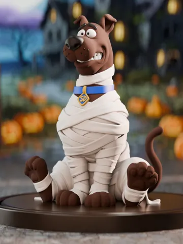 Figura decorativa: Scooby-Doo Mummy Figurine - Halloween Collectible — vista de referencia 2
