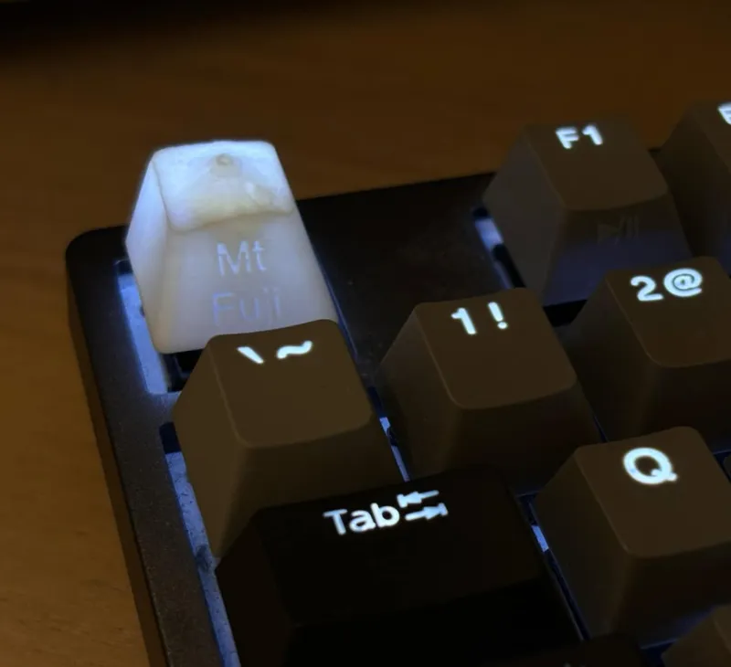 Mt Fuji Keyboard Keycap
