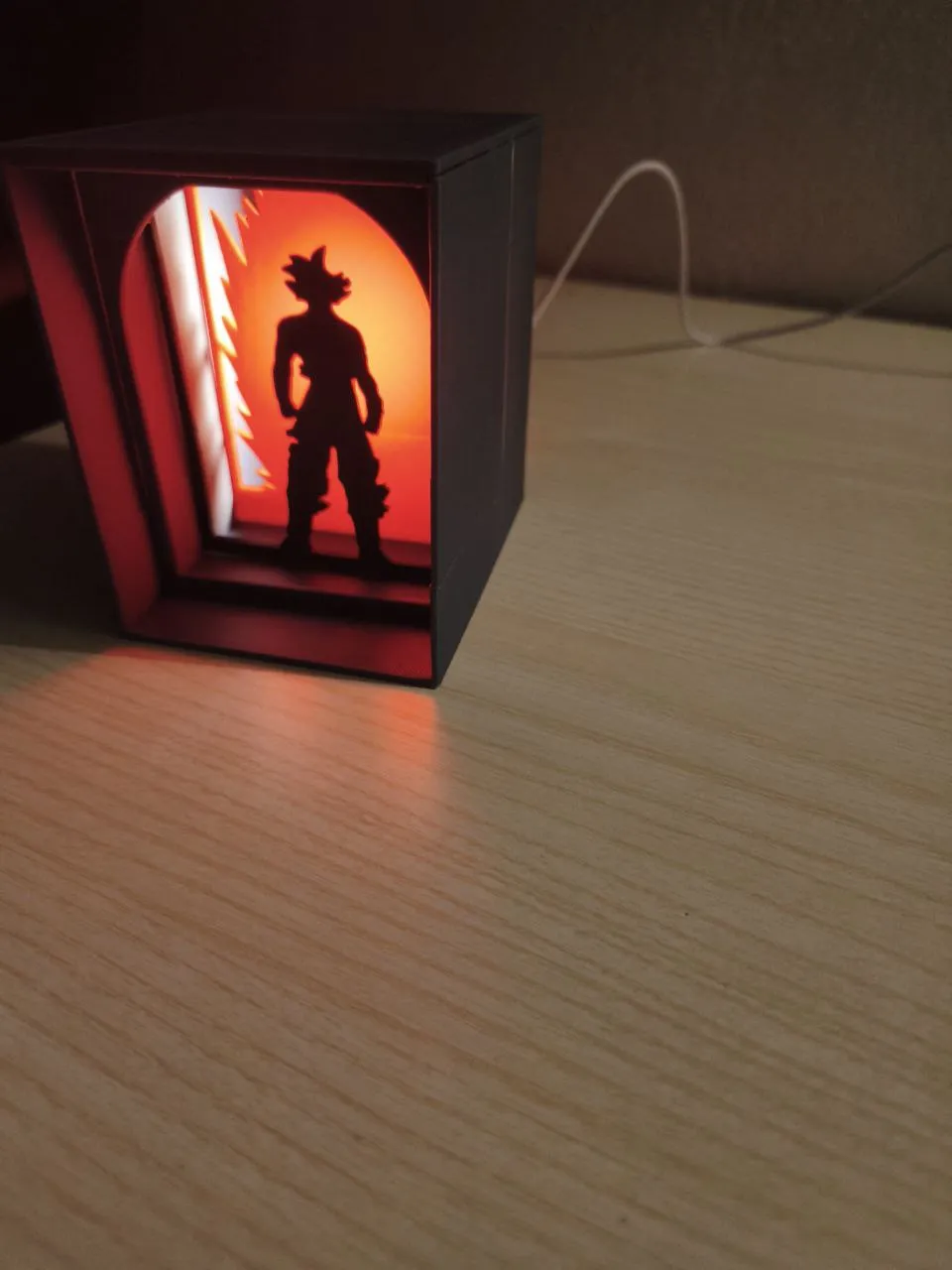 Goku Kaioken lamp - Free 3D Print Model - MakerWorld