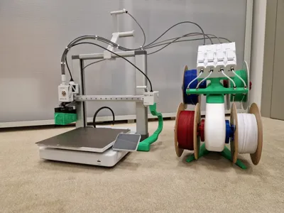 3Dプリント BMCU用AMSレプリカ - 無料3Dモデル -MakerWorld