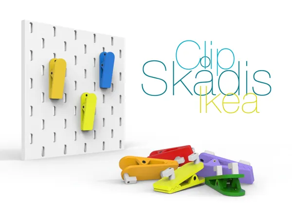 Clip pour panneau IKEA Skådis