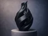 Elegant Spiral Vase – Modern Twist 24.8cm high