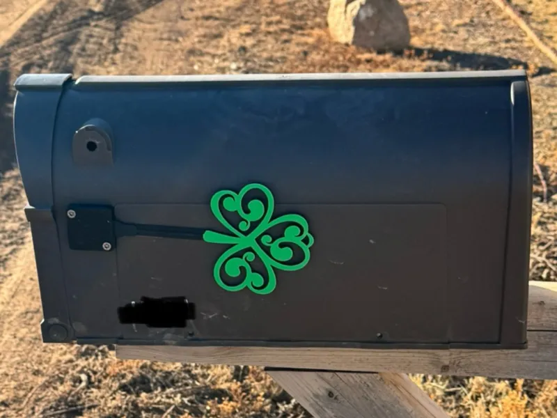 St Patrick's Day Clover Flag