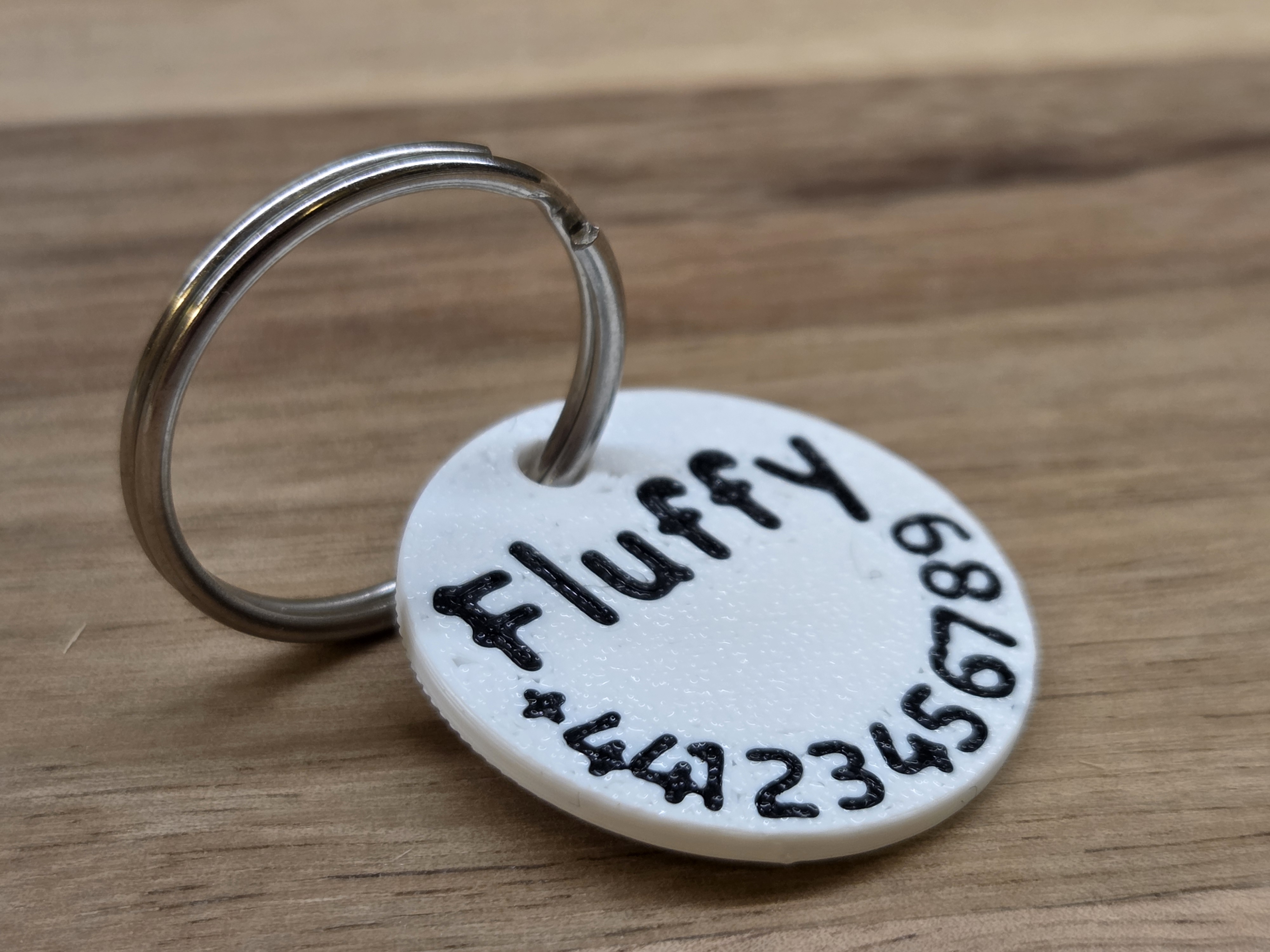 Miniatura 2 do modelo 3D Pet Name Tag - Customizable Parametric Model