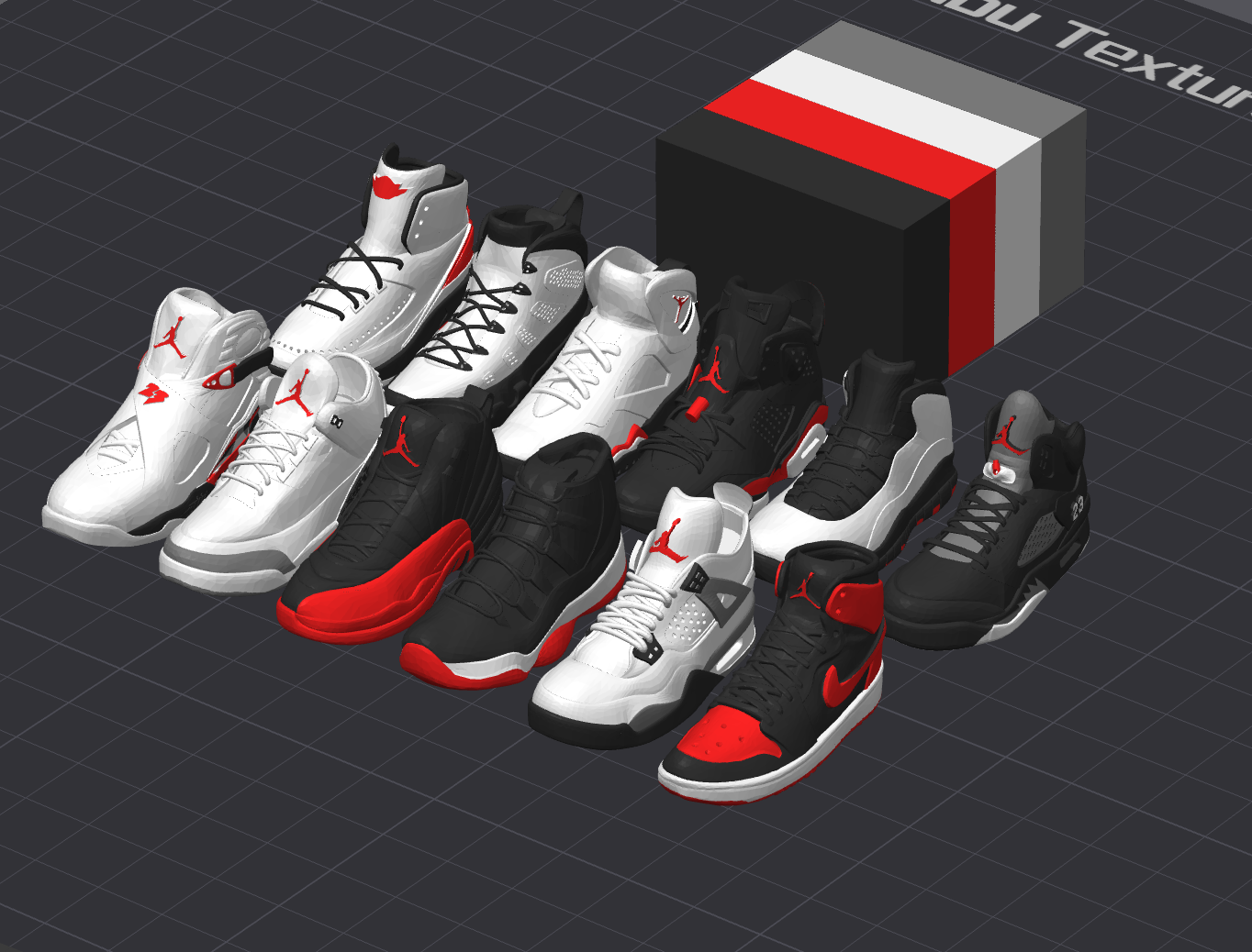 Miniatura 3 do modelo 3D The Jordan Clock