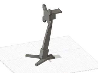 Portable Vesa 100x100 Monitor Stand w/ dock holder