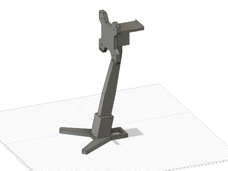 Portable Vesa 100x100 Monitor Stand w/ dock holder