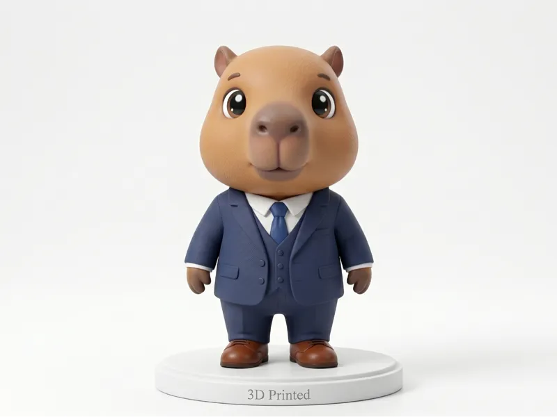 Capybara en Costume - Figurine Chibi