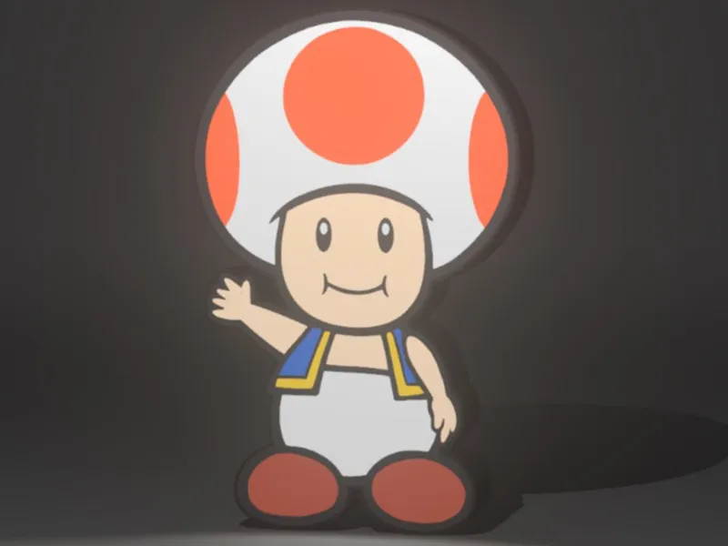 Toad LED Lightbox Lamp