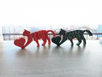 FlexiCat Saint-Valentin - chat articulé avec cœur — photo 6