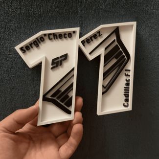 Logo Sergio Checo Pérez Cadillac F1