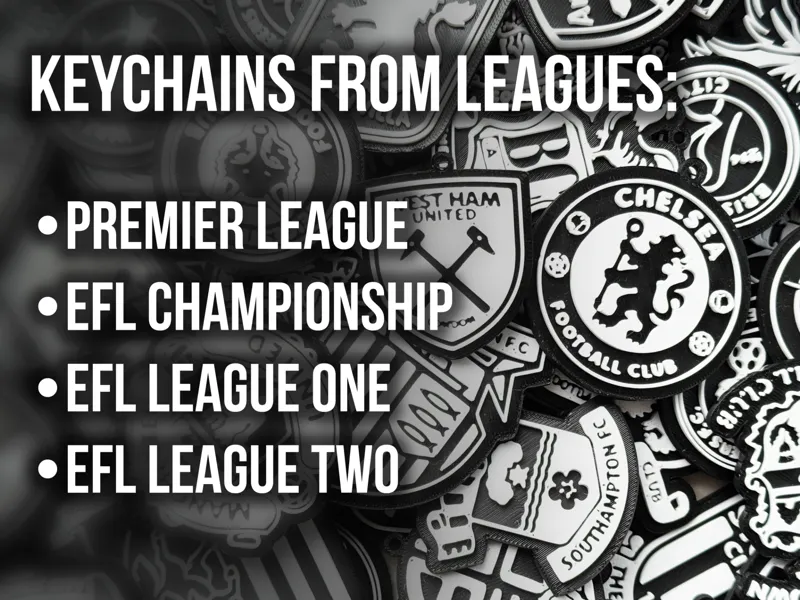 Premiere League (UK/GB) Football Clubs Keychains