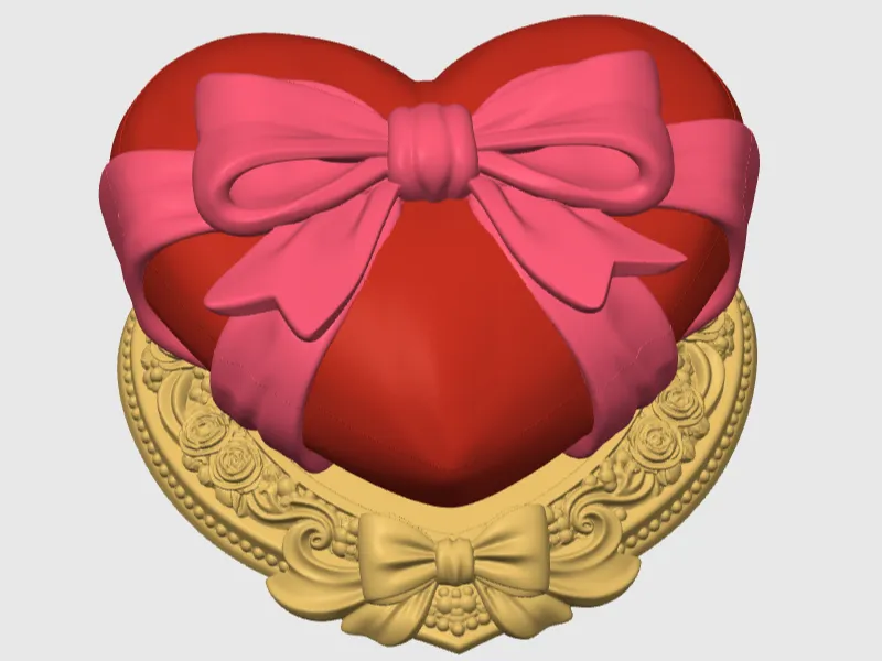 Valentine Heart Chocolate Keepsake Box