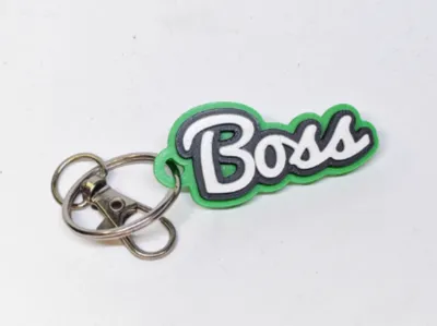 Boss Keychain