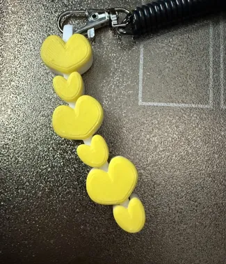 Flexy Heart Keychain