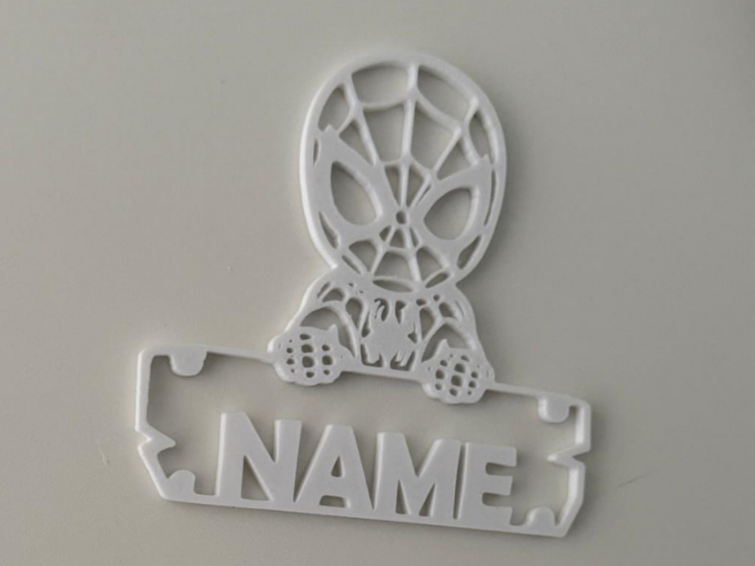Spider-Man Door Sign