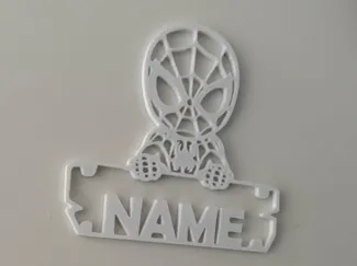 Spider-Man Door Sign