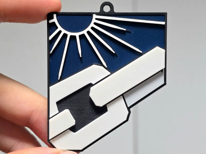 Limbus Company - Meursault Logo Keychain