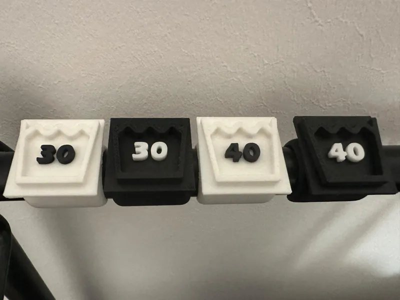 Wäsche-Sortieren-Symbol-Clips 19mm Rohr