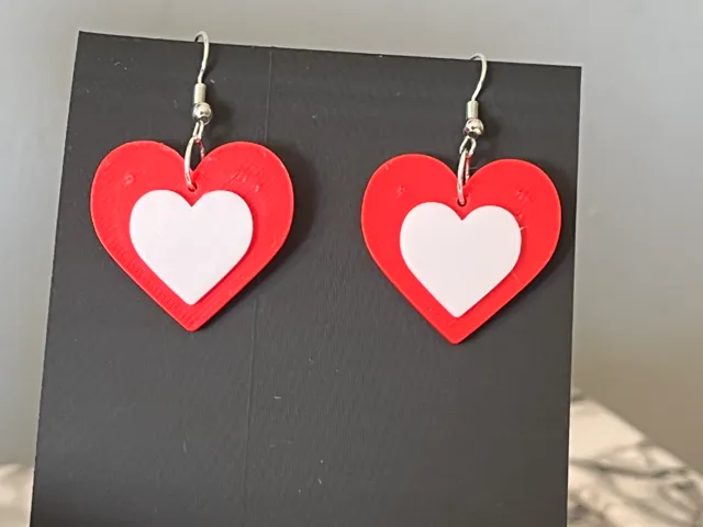 heart earrings