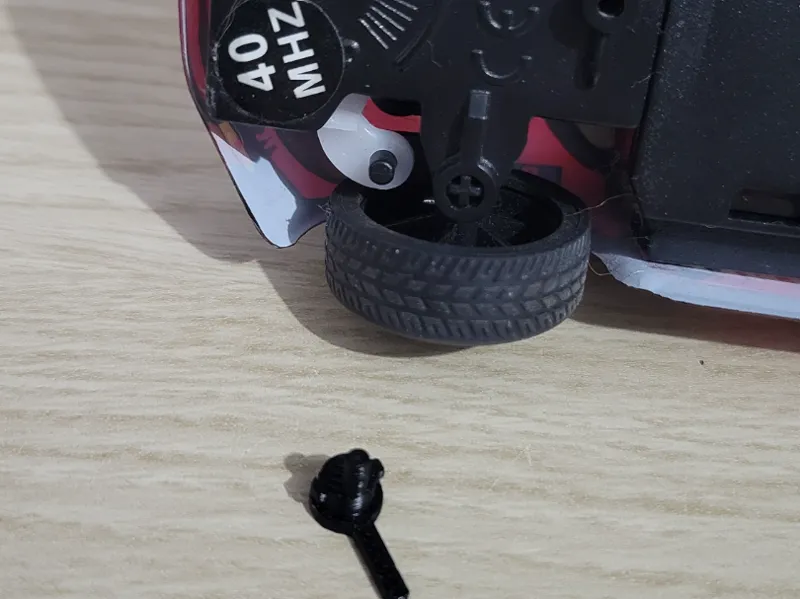 Steering trim pin for Kmart budget RC