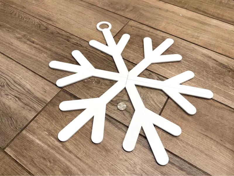 GIANT JUMBO Snowflake Decoration