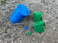 Baril miniature 1:10 et 1:12 pour véhicule RC / diorama — photo 2