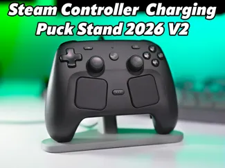 Steam Controller With Charging Puck Stand 2026 V2