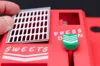 Front grill, keypad, button and drawer