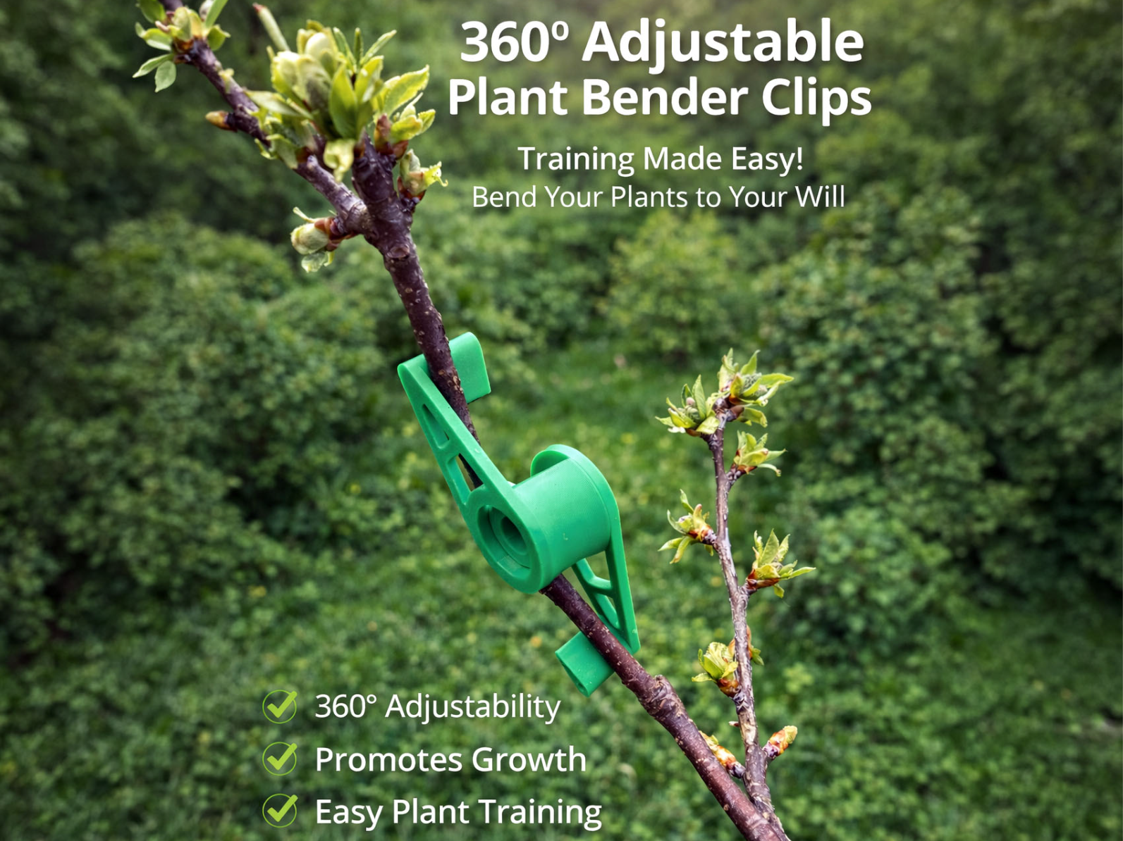 360° Adjustable Plant Bender Clips 