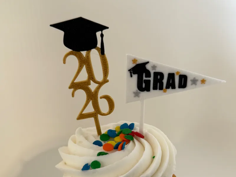 Graduation Cupcake Topper