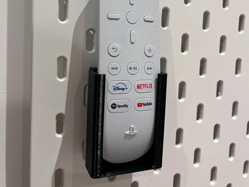 PS5 Media Remote Mount for IKEA Skadis