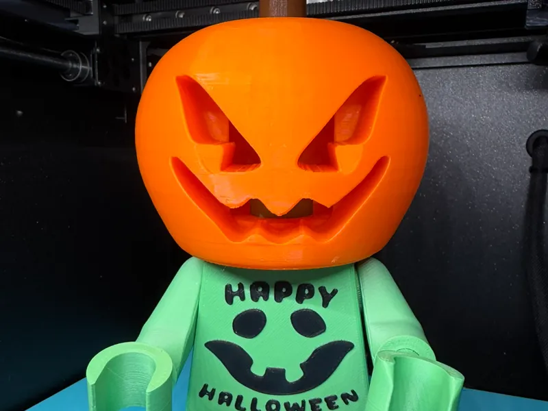 Pumkin Head Brick Figure XL