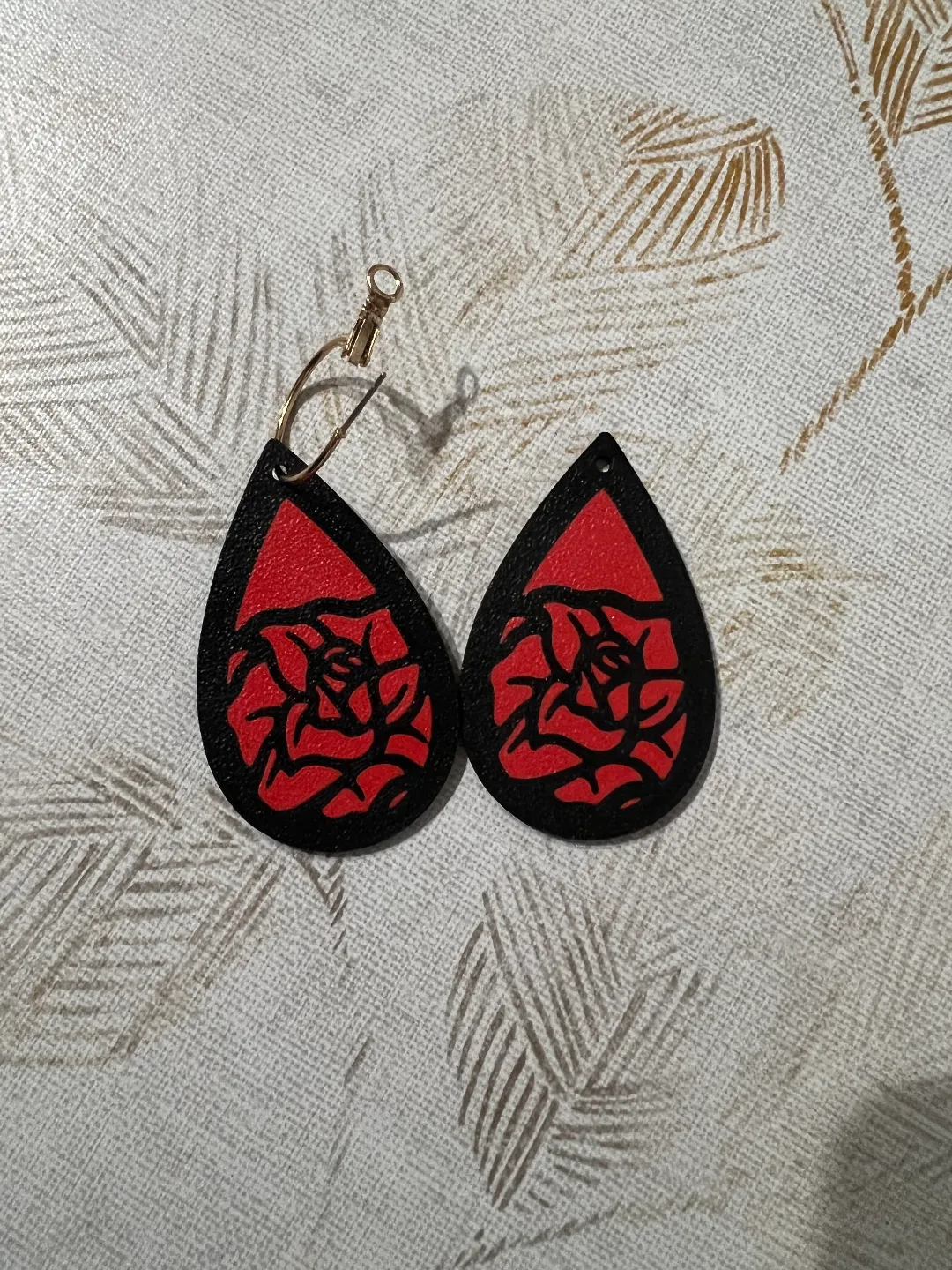 Rose Earring view 3
