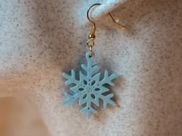 Schneeflocke Ohrringe