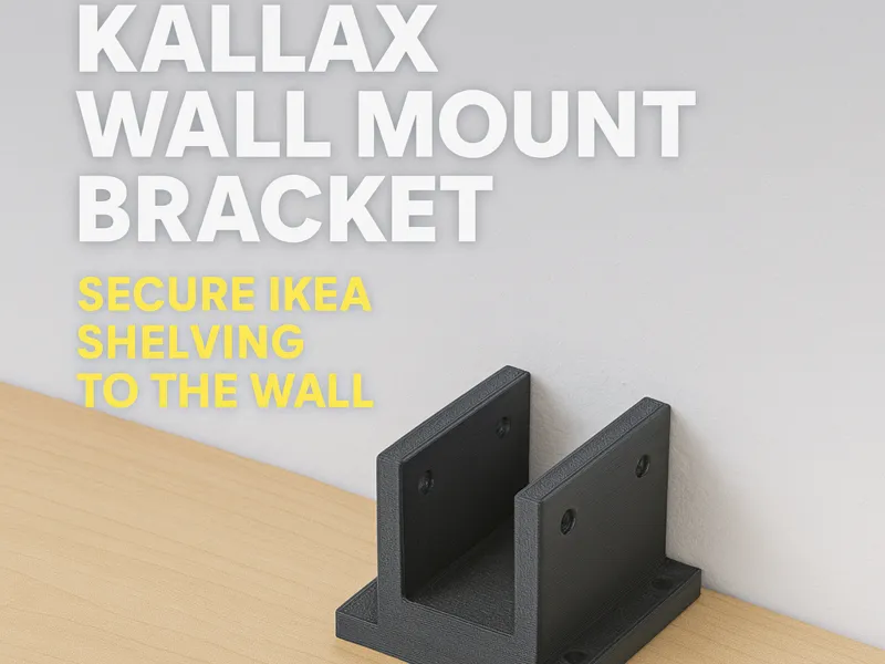 Kallax Wall Mount Bracket – Secure IKEA Shelving
