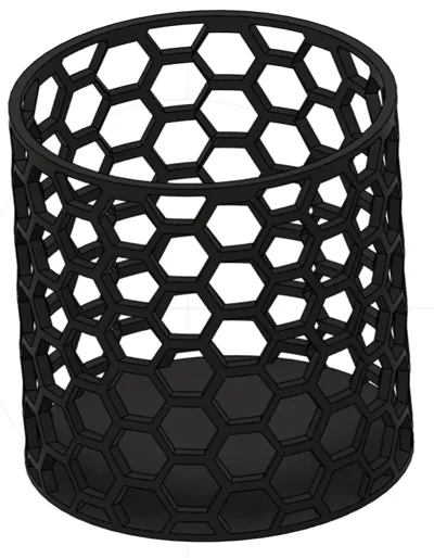 Hexagonal Mesh Container