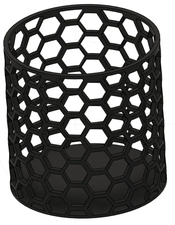 Hexagonal Mesh Container