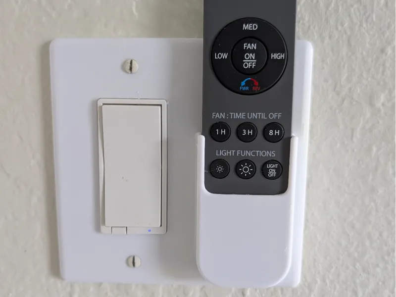 2-Gang WallPlate for Artika Fan/Light Remote