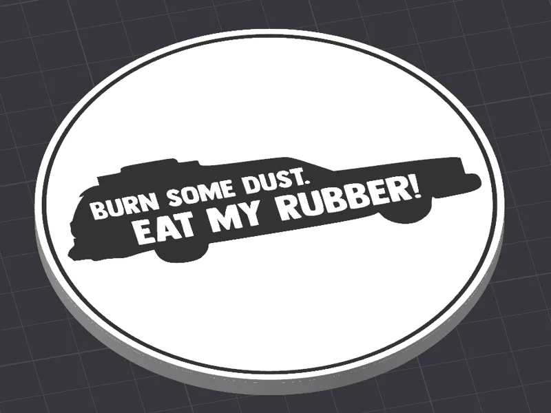 Burn Some Dust Coaster