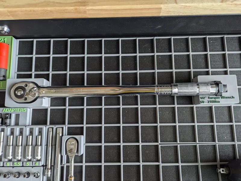 Gridfinity - Generic 1/2" Torque Wrench Holder