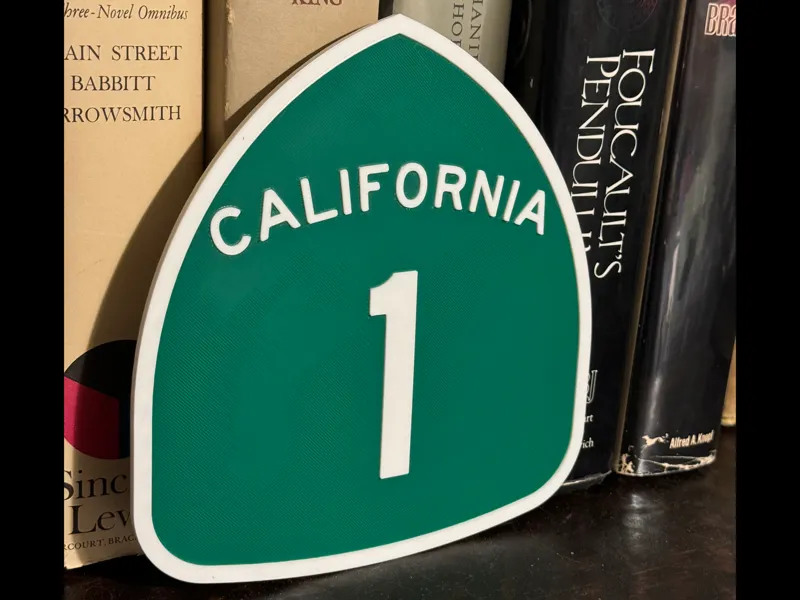 California 1 (Pacific Coast Highway) Sign