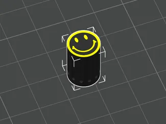 Smiley Face Tire Valve Stem Cap